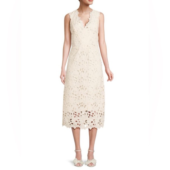 Vince Noveau Lace Sheath Dress Size 2 B2706 - Picture 1 of 6